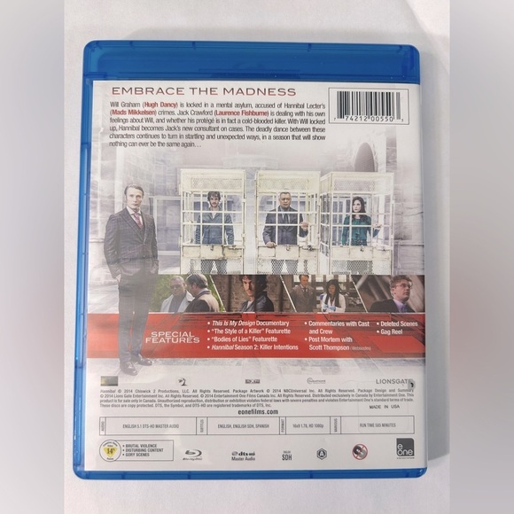 Hannibal - Season 2 Blu Ray - Like New 🔪🥩 - Picture 2 of 4